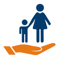 It provides protection for your family and Health and Well-being services<sup>V</sup> for you.